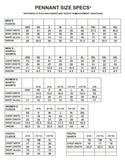 Pennant Size Chart - FigWear