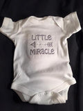 Little Miracle Embroidered Onesie - FigWear