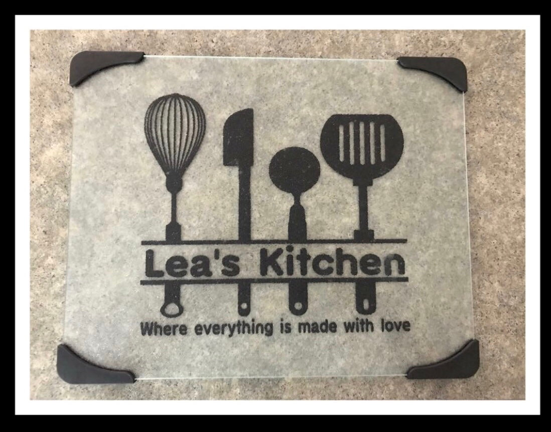 engraved glass cutting boards