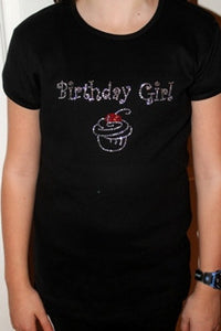 Birthday Girl Rhinestone Tee - FigWear