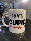 I'm with Cupid Mug