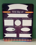 First Day of School Dry Erase Board - FigWear