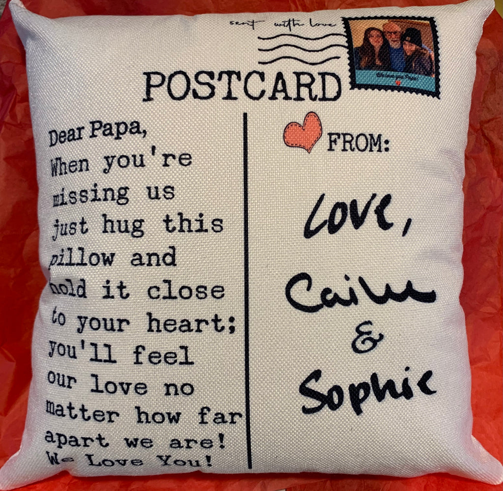 Post Card Pillow