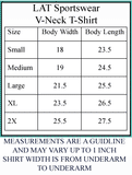 LAT Ladies V-Neck Size chart - FigWear